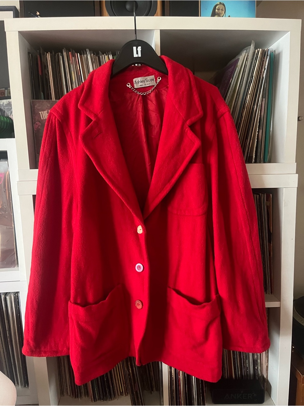 Vintage ASHLEY SCOTT wool coat size M